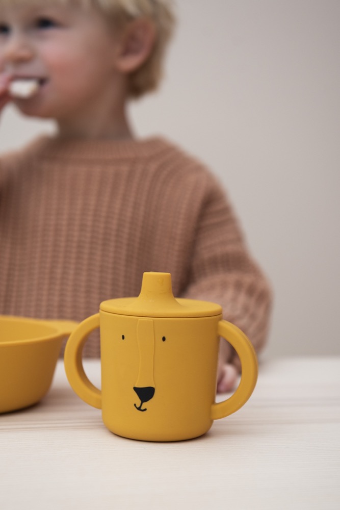 Tasse d'apprentissage en silicone - Mr. Lion